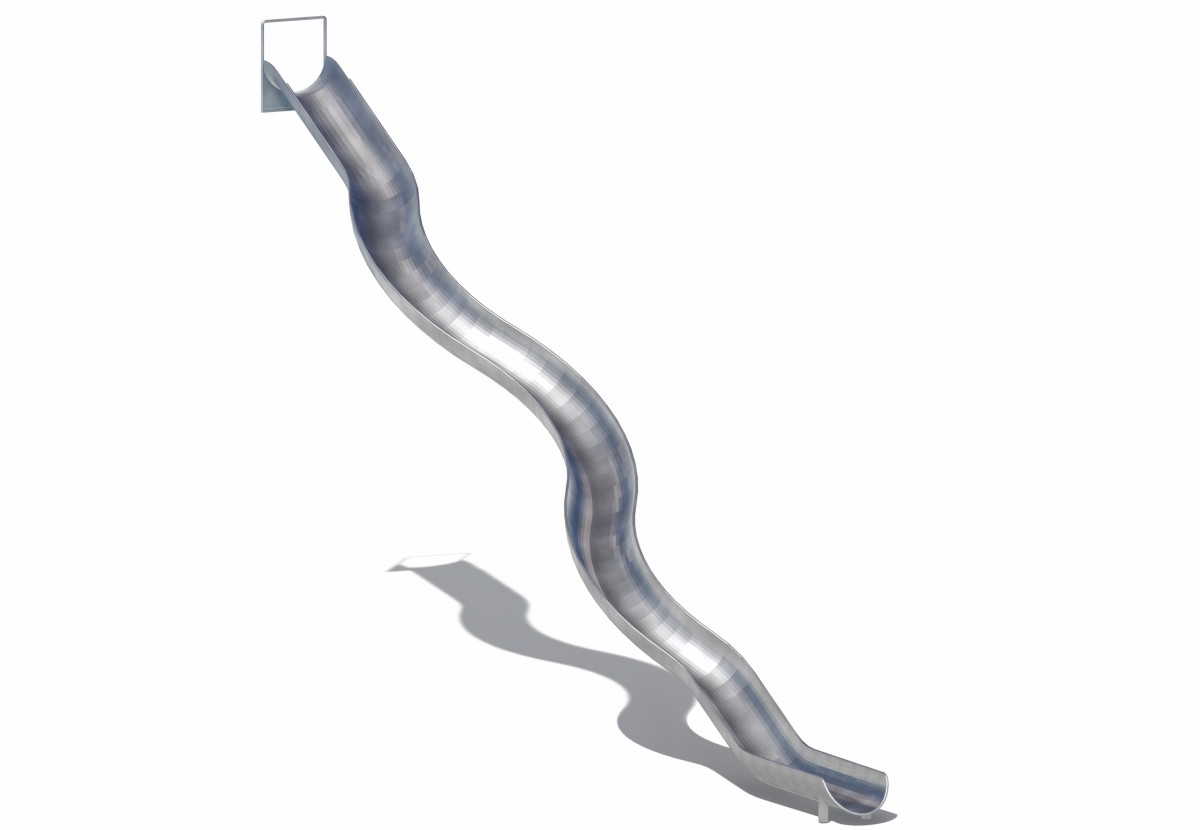 12.Горка из нержавеющей стали для коммерческой игровой площадки (3)