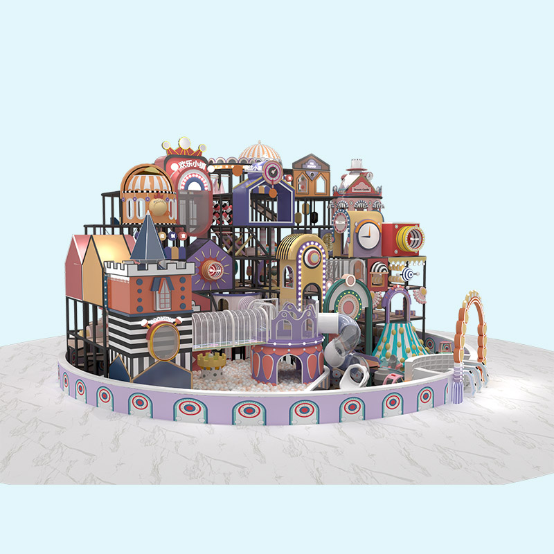 Серия Macaron Детский пастельный лабиринт Поставщик игр в помещении