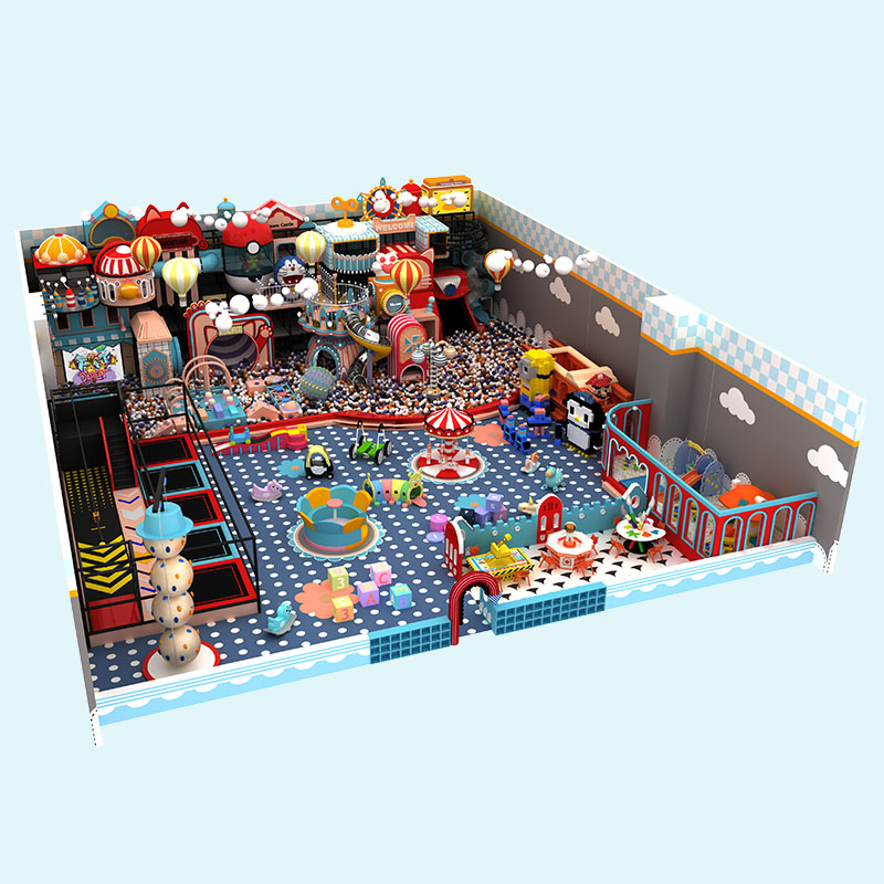 Серия Macaron Коммерческая игровая площадка Soft Play Resort