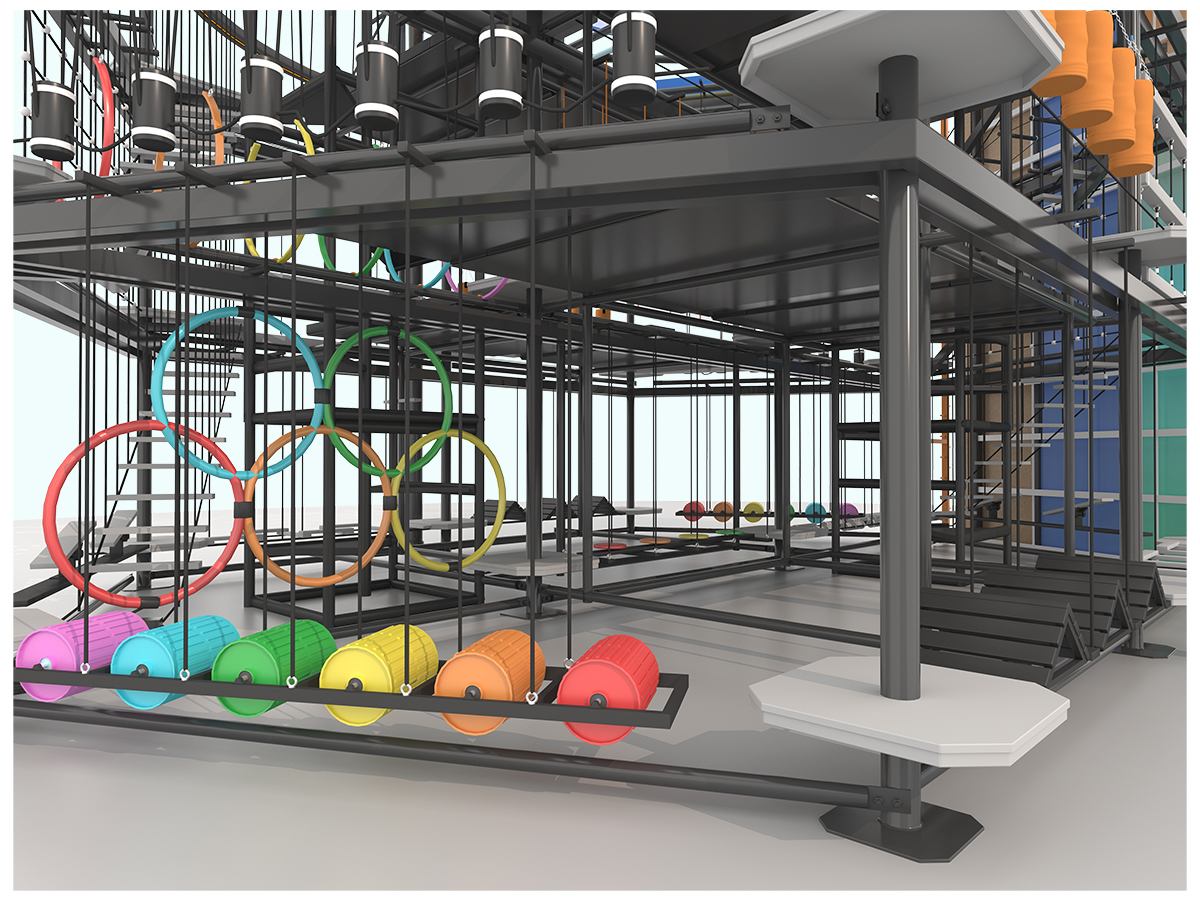 5. Тимбилдинг, крытая веревочная площадка (8)