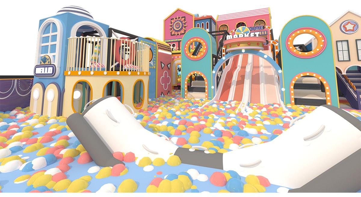 1. Лабиринт для игровой площадки Macaron Pastel (3)