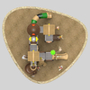 Сертифицированная на безопасность Satch Playground Slide для школ и парков