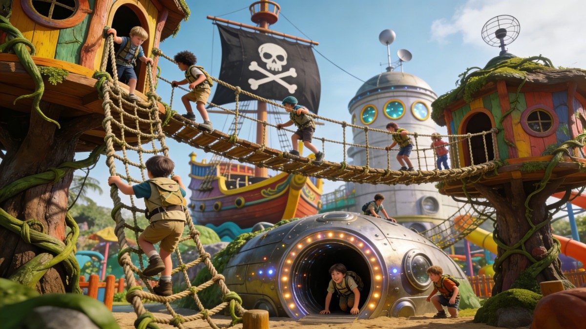 types of children's playgrounds-5 виды детских площадок-5