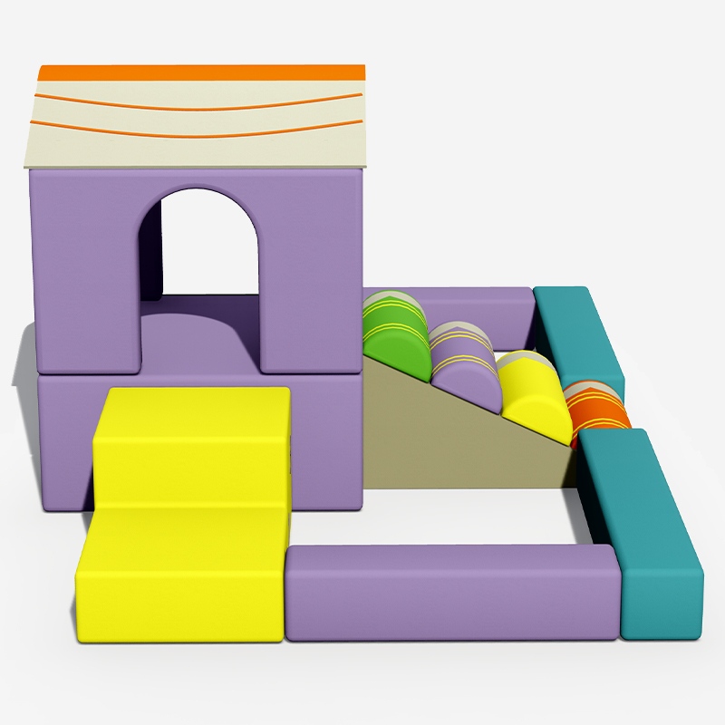 Домик для скалолазания с мягкой подкладкой — оборудование для мягких игр в помещении 