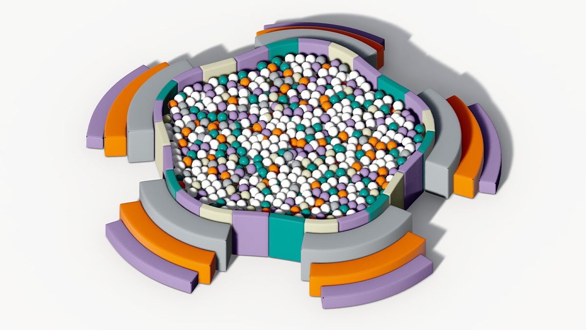 25. Indoor Soft Play with Ball Pit (5) 25. Мягкая игра в помещении с шариковой ямой (5)