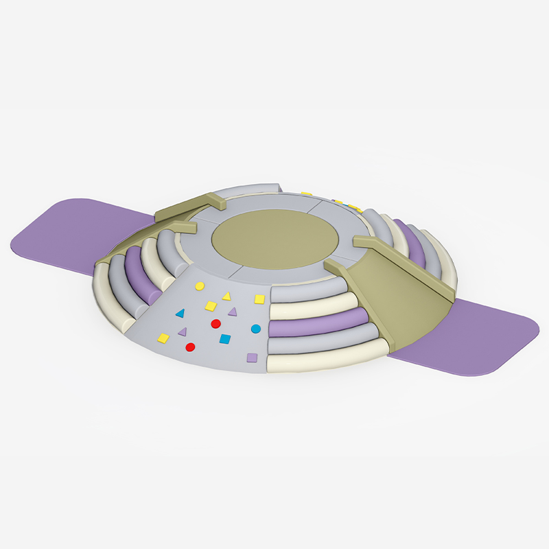 Круглое сенсорное мягкое игровое оборудование для помещений 