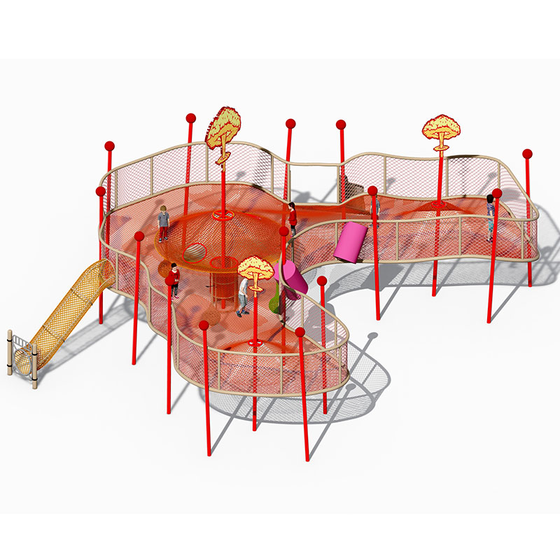 Сеть для приключений на вулканах и батут для восхождения
