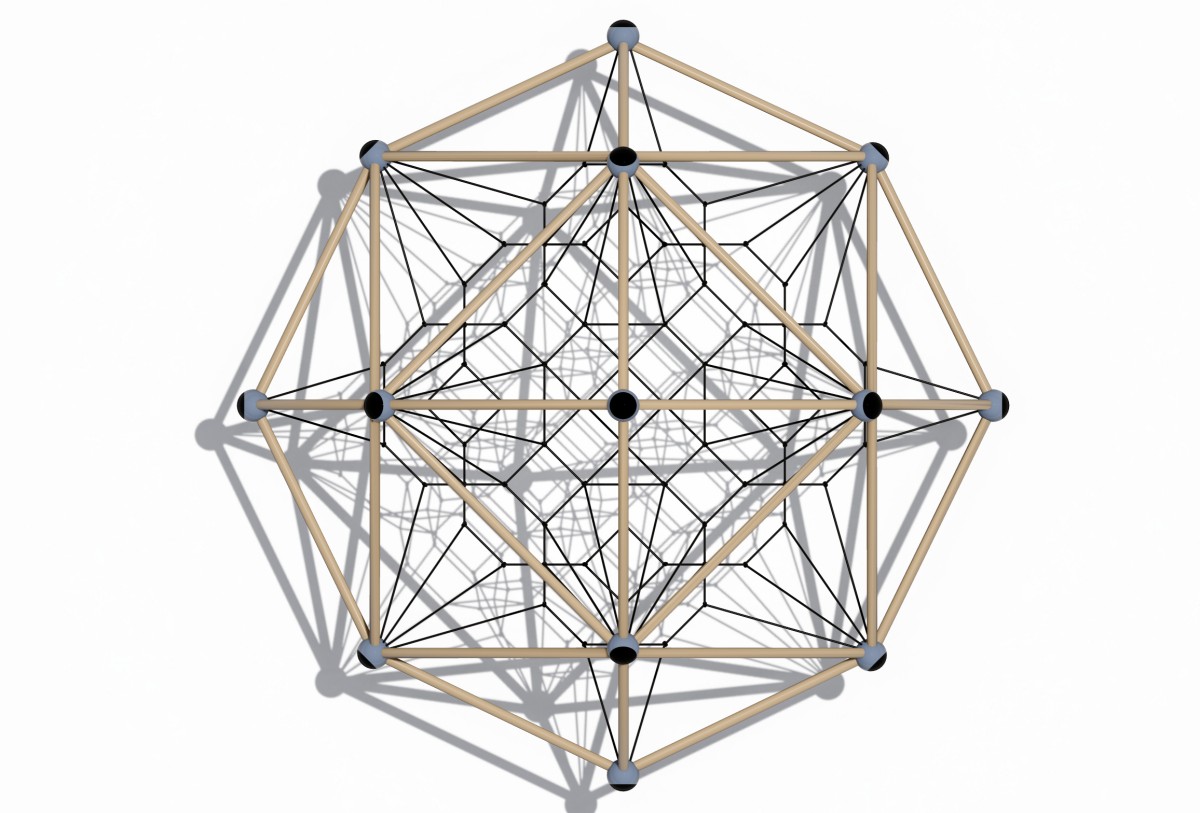 Панорамная экспозиция &laquo;Геометрическая металлическая площадка Альпинисты-5&raquo;