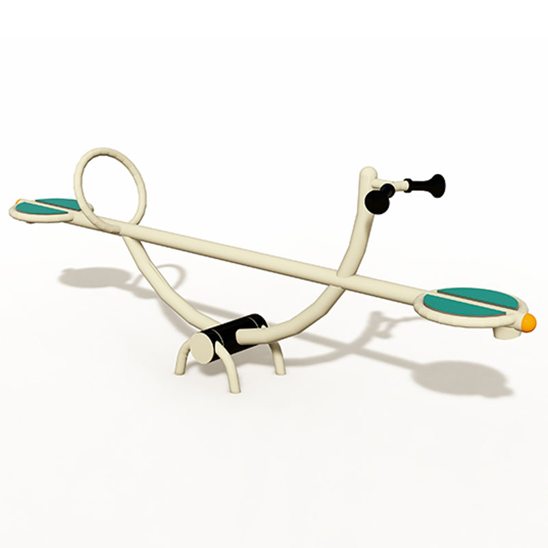 Современные металлические уличные качели