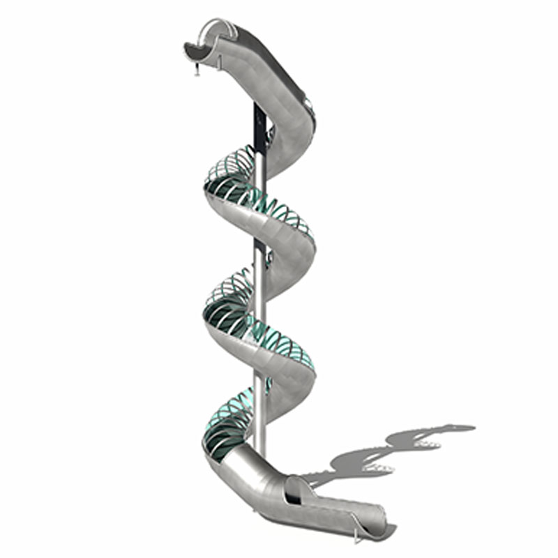 Спиральные горки для детской площадки из нержавеющей стали