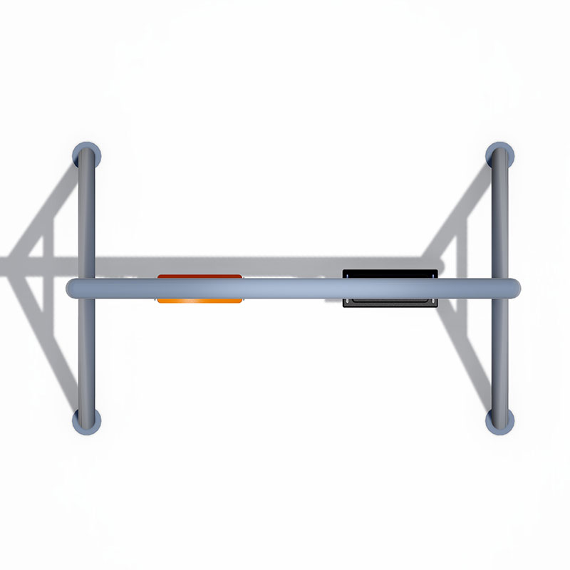 Детские качели на открытом воздухе со стабильным основанием для безопасных детских игр