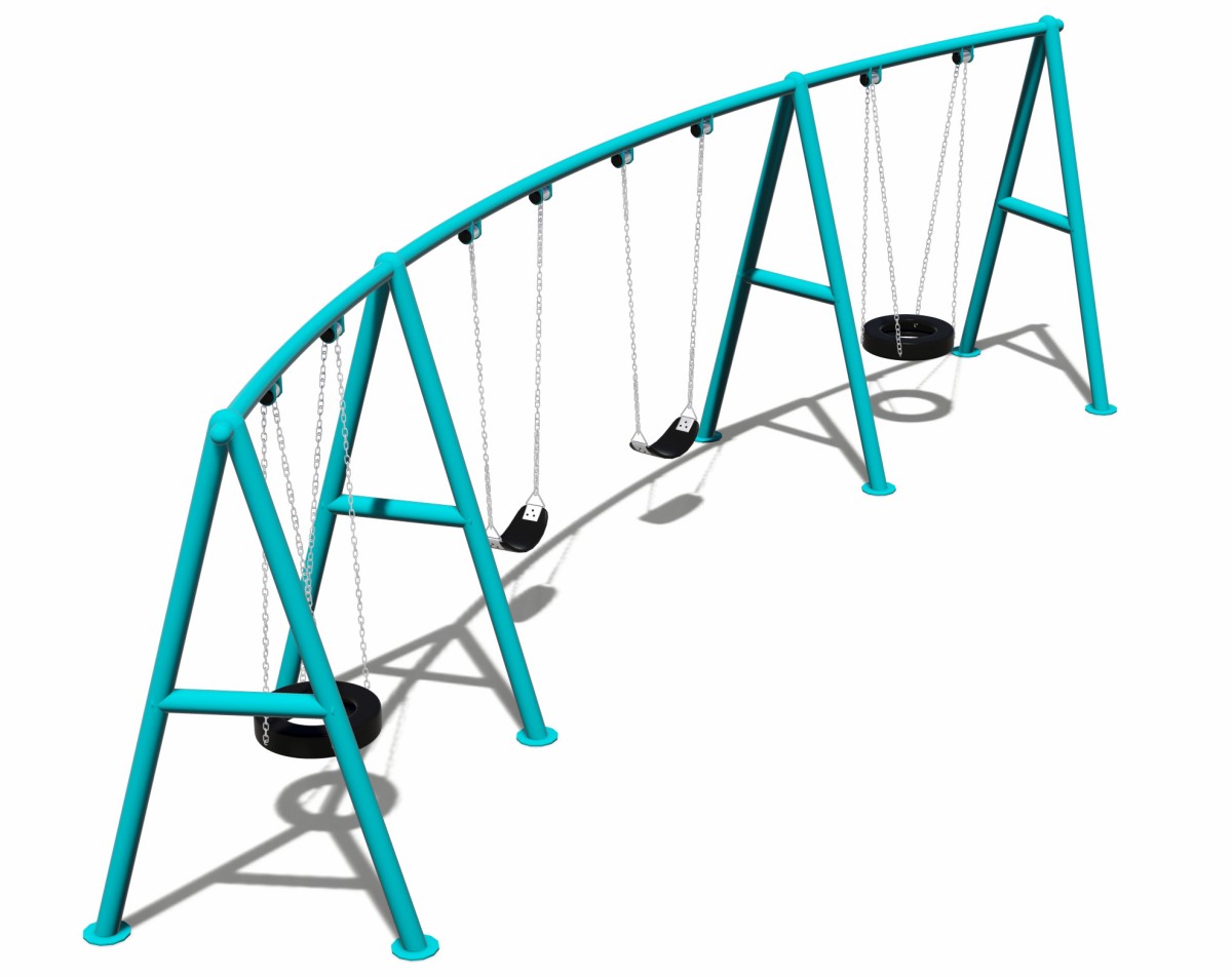 Металлические детские качели (1)