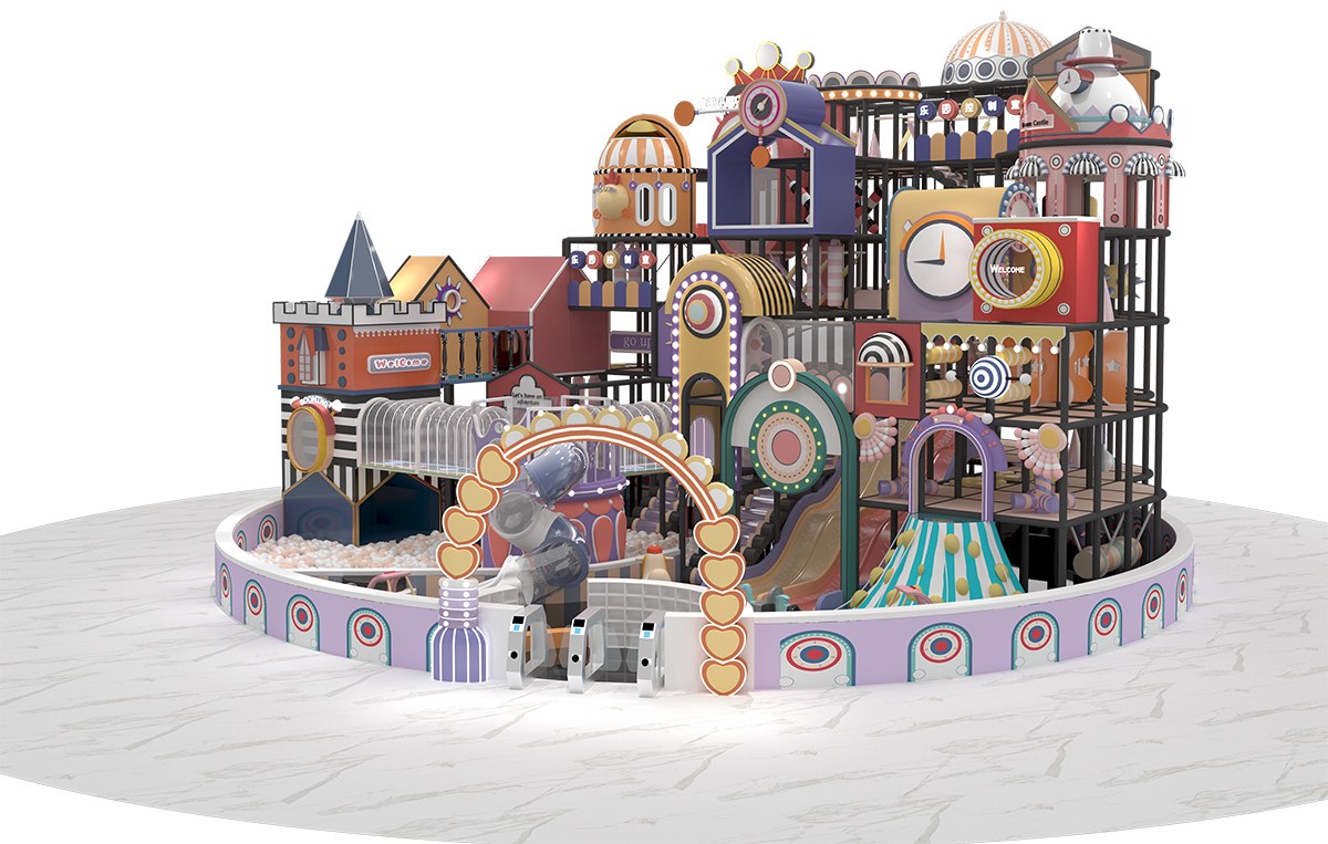 5. Детская игровая структура Macaron Pastel в помещении (4)