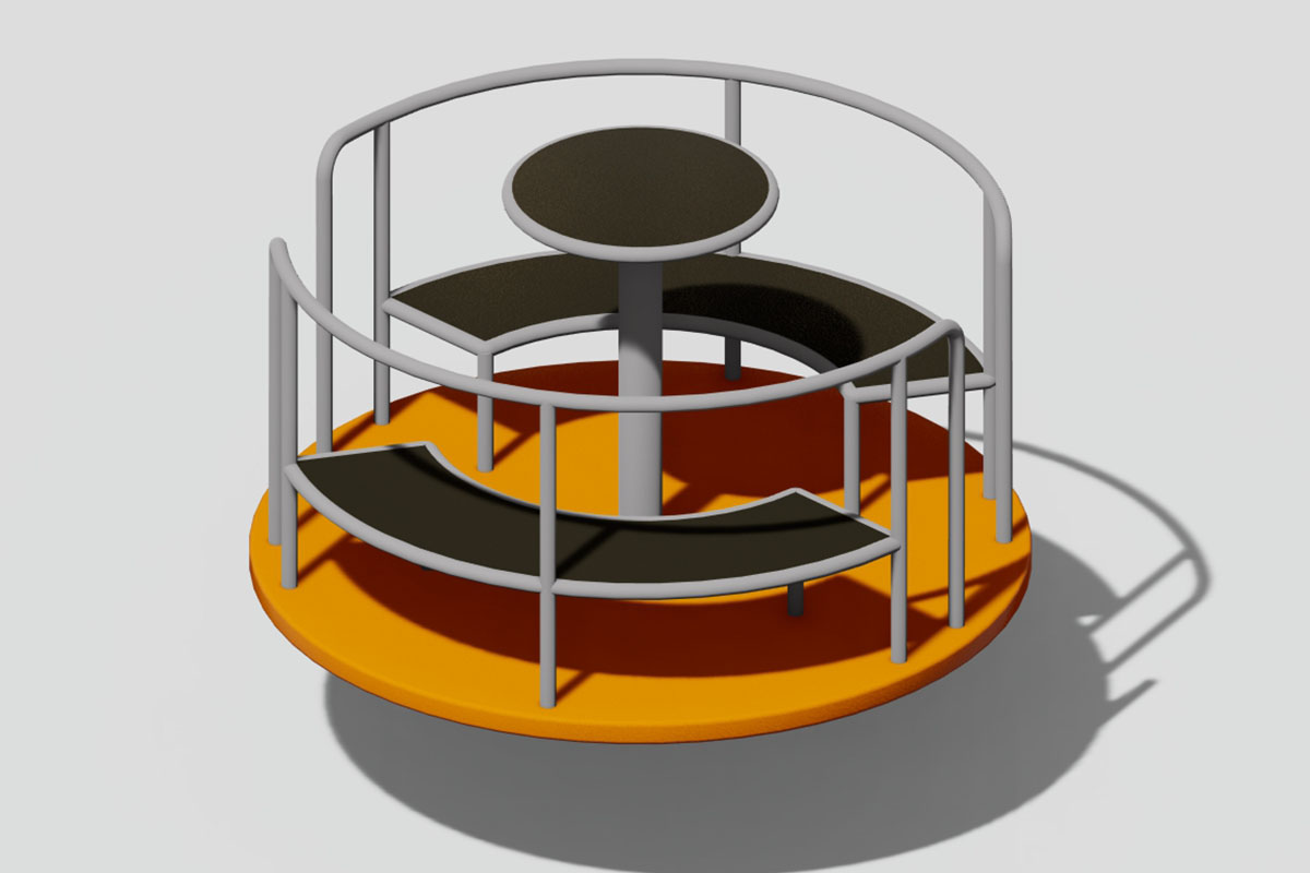360 ° Spinning Playground Equipment4