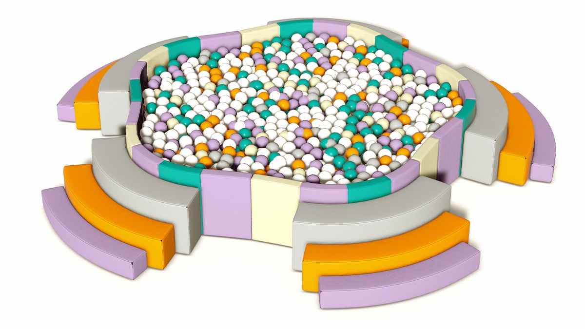 25. Indoor Soft Play with Ball Pit (2) 25. Мягкая игра в помещении с шариковой ямой (2)