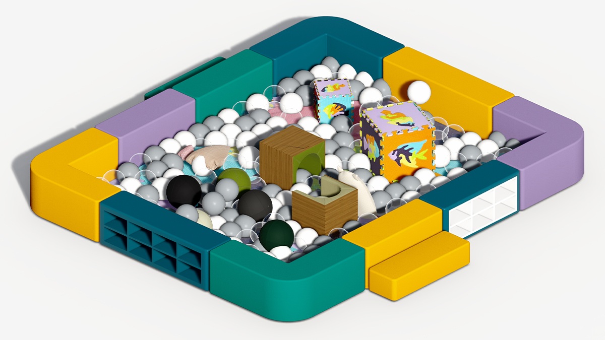 23. Мягкая игровая площадка для закрытой игровой площадки (1)