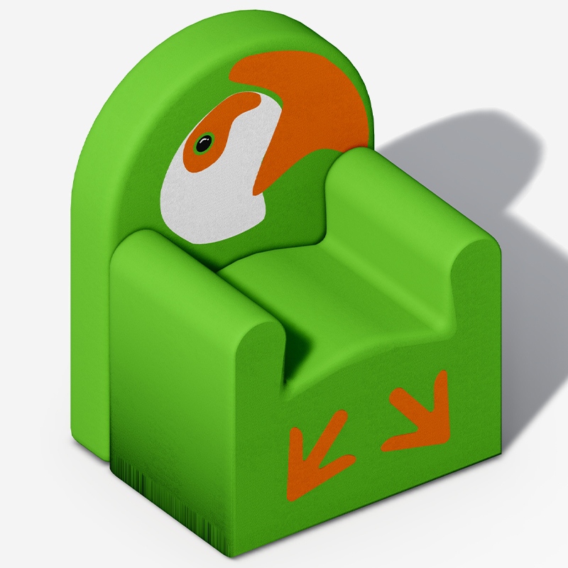 Крытый мягкий игровой диван — коммерческое оборудование для мягких игровых площадок 