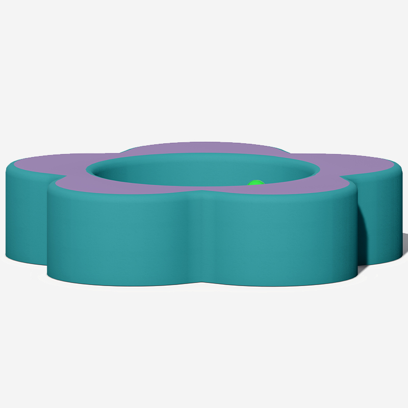 Крытая мягкая игровая площадка в форме лепестка, сертифицированная EN71