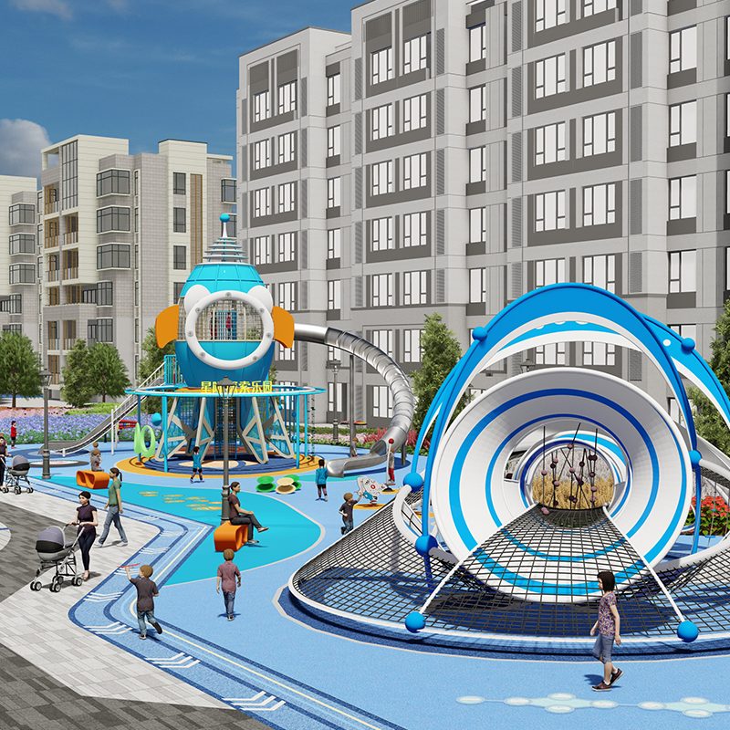 1090 м2 приключений: почему эта открытая игровая площадка в парке обязательна для вашего сообщества