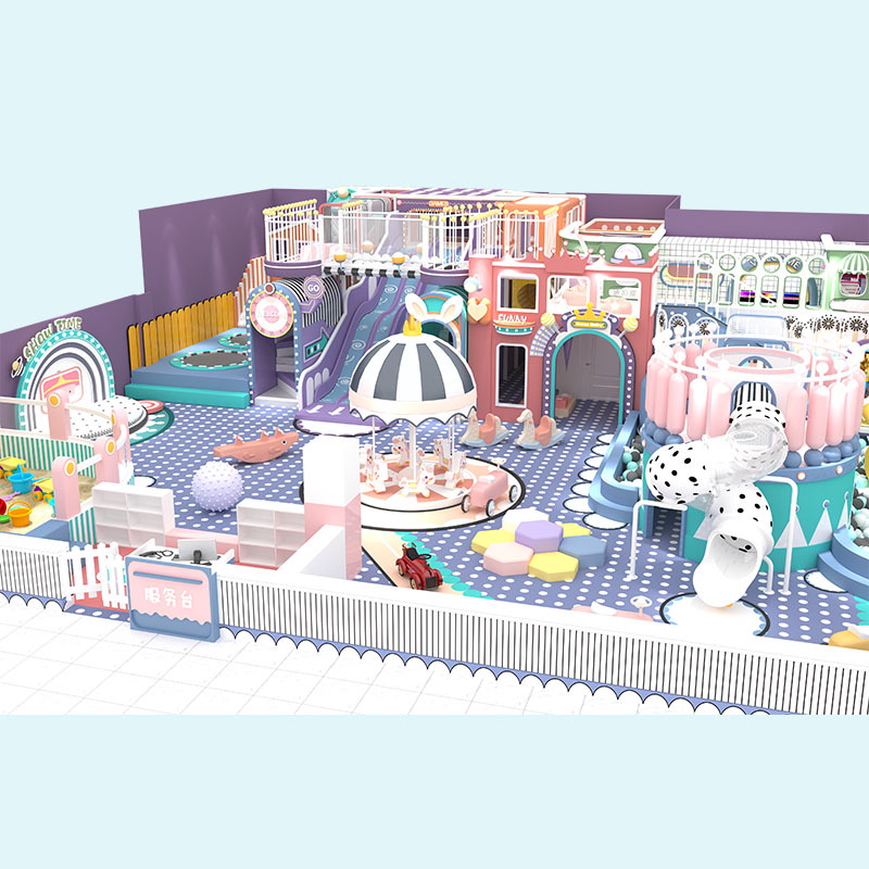 Мягкая игровая конструкция для детского сада Pastel из Китая