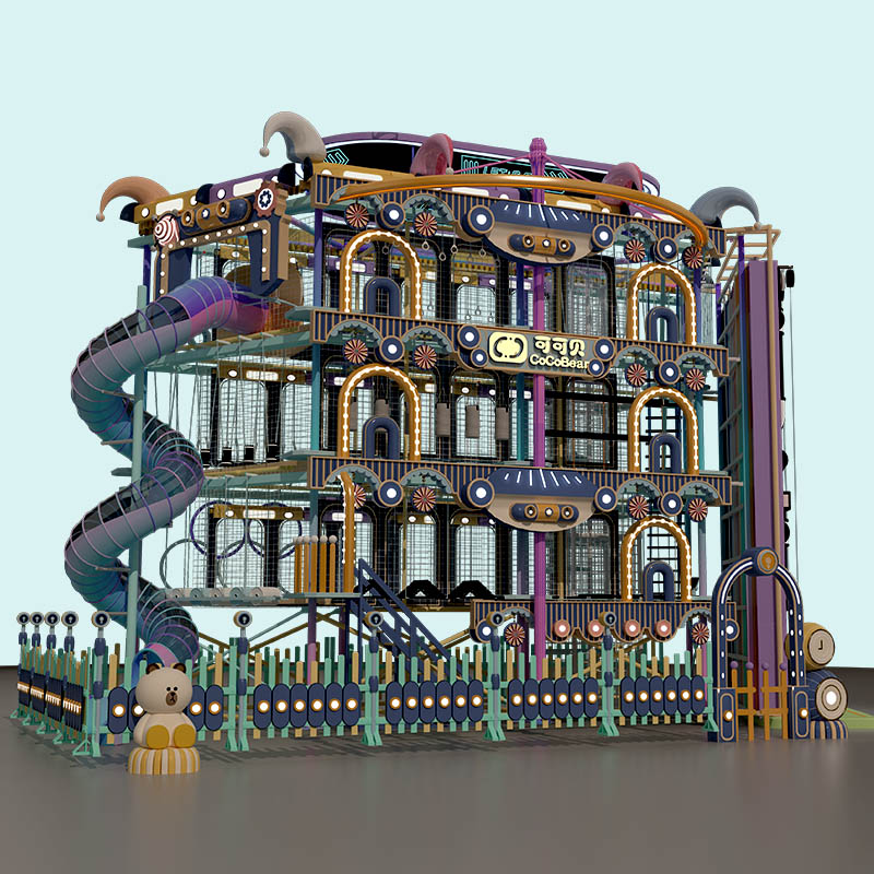 Причудливый тематический крытый верёвочный курс — сделано в Китае