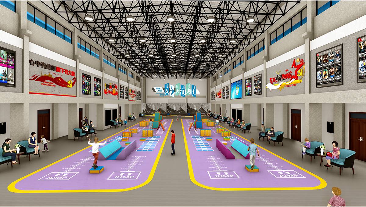 4. Kids Indoor Obstacle Course Training (4) 4. Тренировка детей по полосе препятствий в помещении (4)