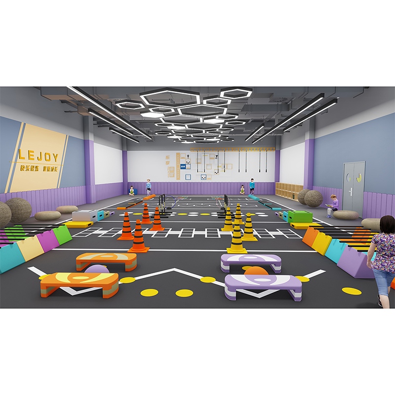 Изготовленное на заказ оборудование для тренировки полосы препятствий для закрытых игровых площадок