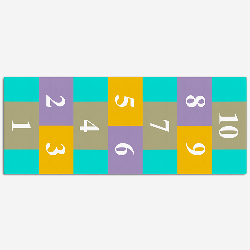 Мягкие защитные коврики для игр в помещении с цифровой тематикой