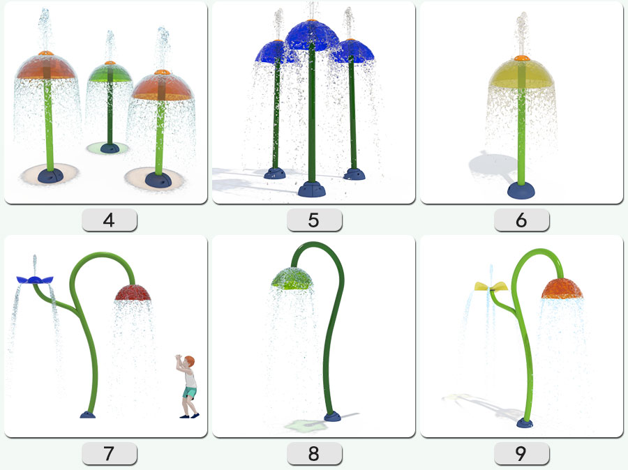 Аквапарк + Компоненты аквапарка + Распылитель воды + Распылитель для зонтика (1)