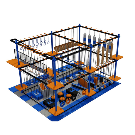 Веревочный курс в помещении，Поставщик оборудования для крытых веревочных полей