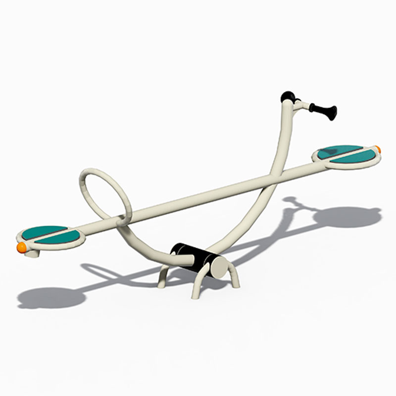 Современные металлические уличные качели