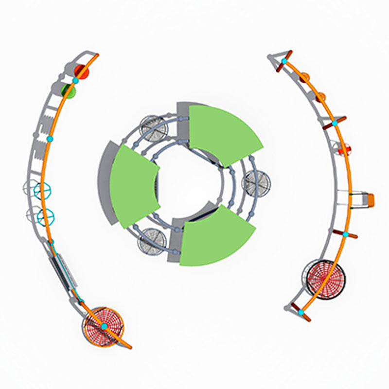 Многофункциональные качели для улицы с функцией скалолазания для детей