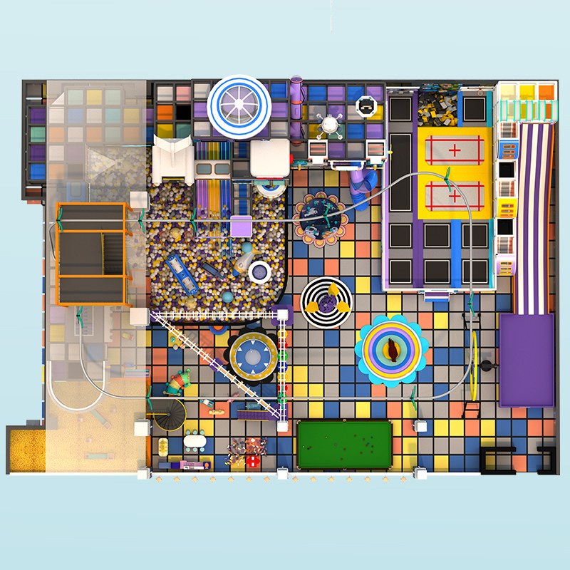 Изготовленное на заказ оборудование для спортивных парков - Китайский поставщик игровых площадок