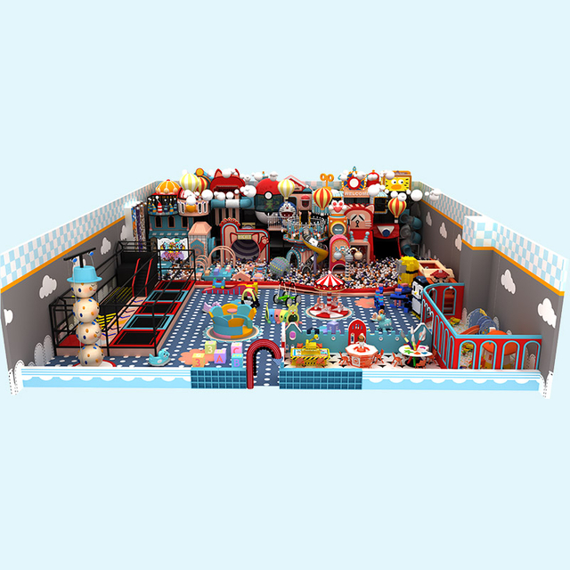 Серия Macaron Коммерческая игровая площадка Soft Play Resort