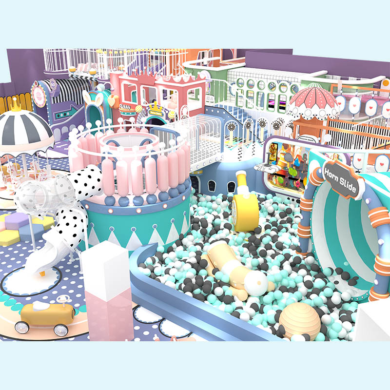 Мягкая игровая конструкция для детского сада Pastel из Китая