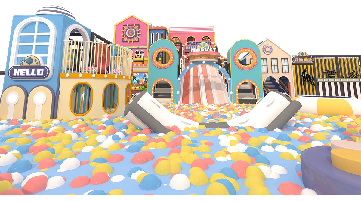 1. Лабиринт для игровой площадки Macaron Pastel (6)