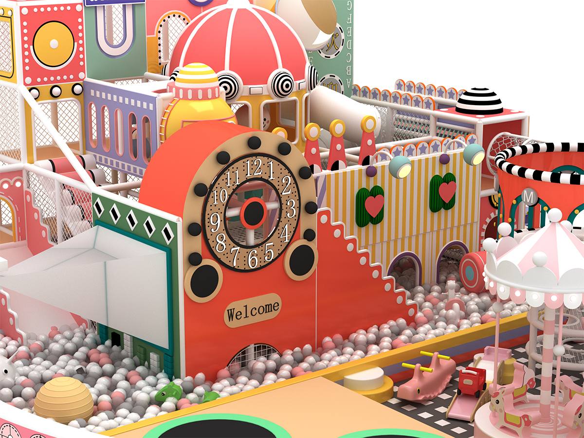 7. Большая пастельная крытая игровая площадка для торговых центров (6)