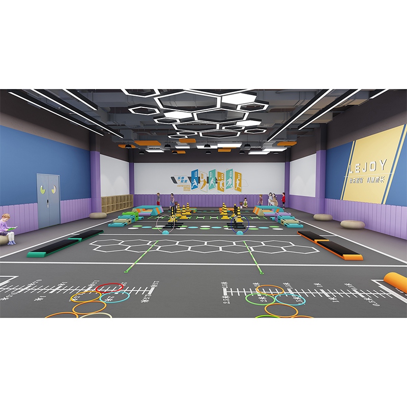 Изготовленное на заказ оборудование для тренировки полосы препятствий для закрытых игровых площадок