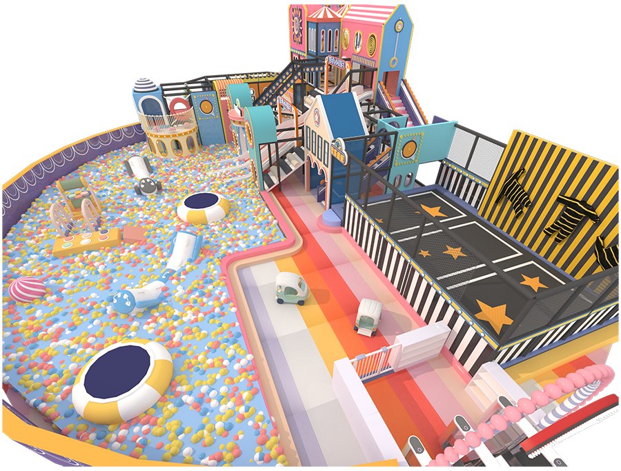 Как построить крытую игровую площадку-лабиринт (6)