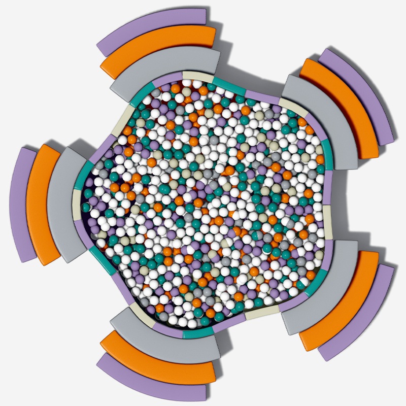 Arc-Modular Inclusive Крытая мягкая игровая площадка для игры в мяч