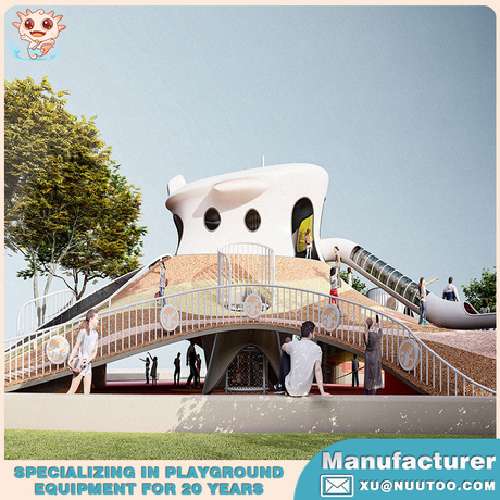 Производитель оборудования для игровой площадки пейзажа создания Dream City Playground