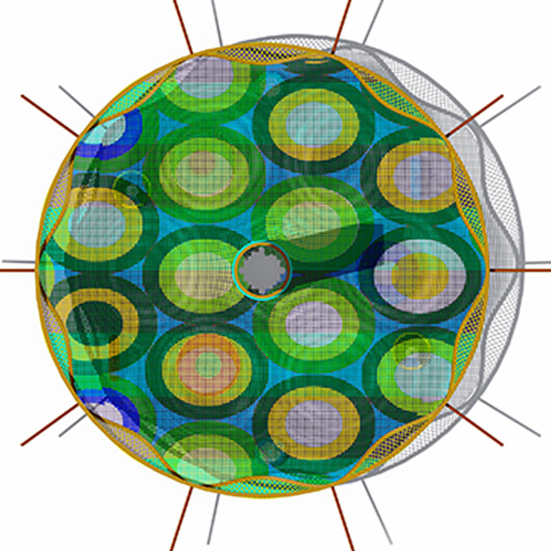 Игровой набор для скалолазания на веревочной сети с мини-площадкой для прыжков