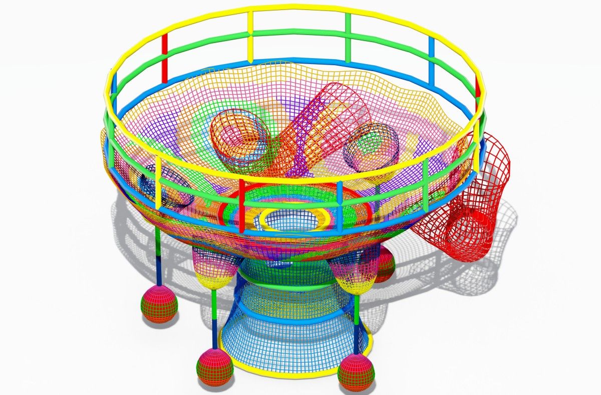 18. Игровая структура веревочной сети -5.
