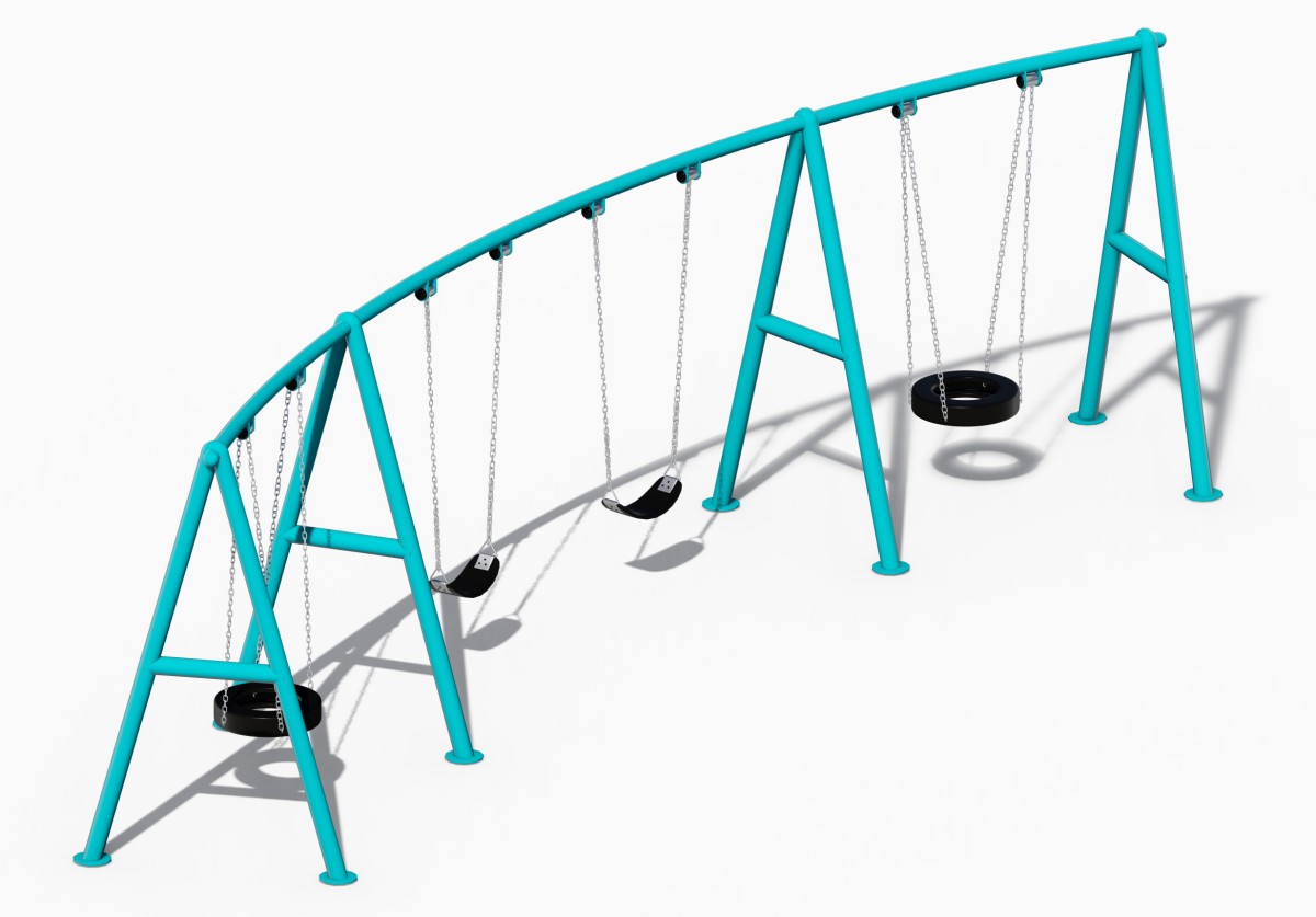 Металлические детские качели (4)