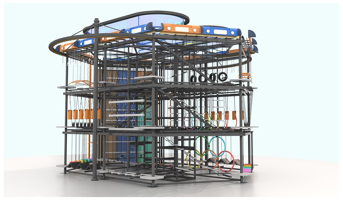 5. Тимбилдинг, крытая веревочная площадка (14)