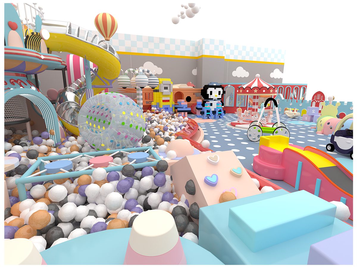 10.Коммерческое мягкое игровое оборудование Macaron (7)