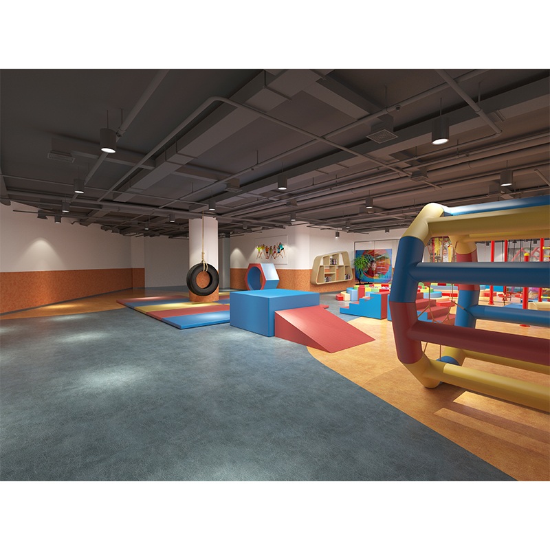 Тренажерное оборудование для семейного использования в помещении с полосой препятствий