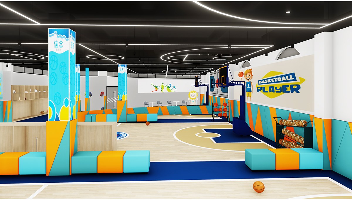 1. Крытая полоса препятствий для торговых центров (6)