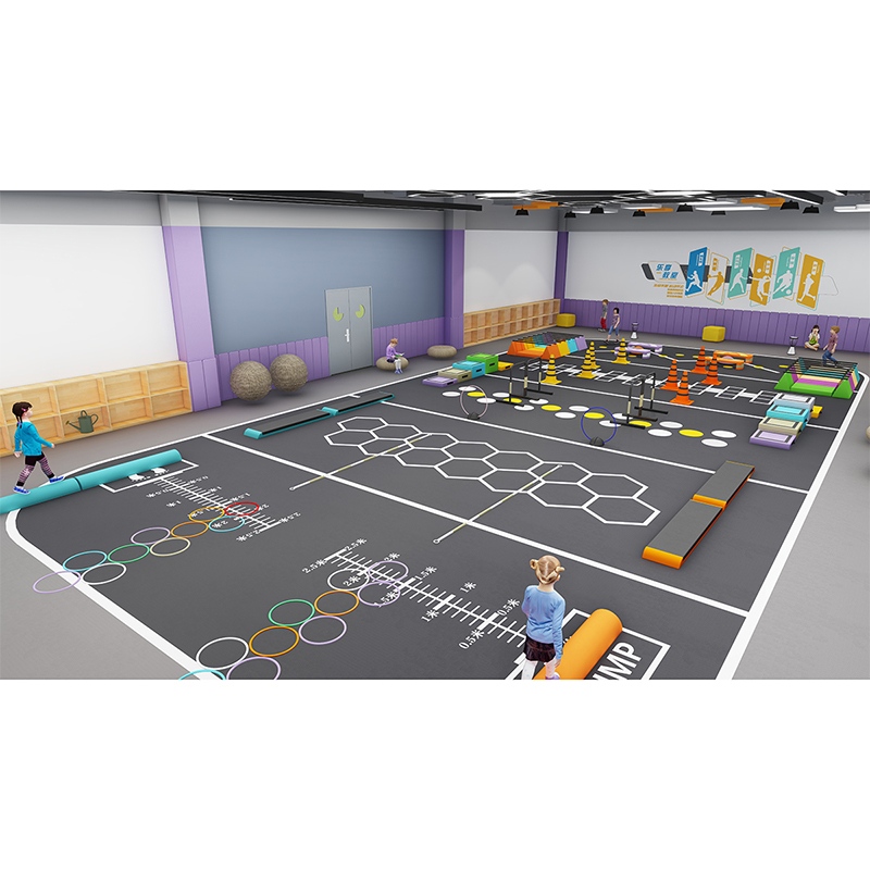 Изготовленное на заказ оборудование для тренировки полосы препятствий для закрытых игровых площадок