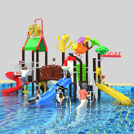 Sensory Water Playground с мягкими слайдами
